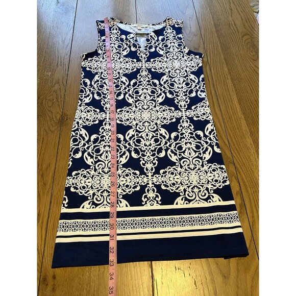 Haani Dress‎ Women Size Small Petite  Sleeveless Textured Preppy Classic - Picture 3 of 7